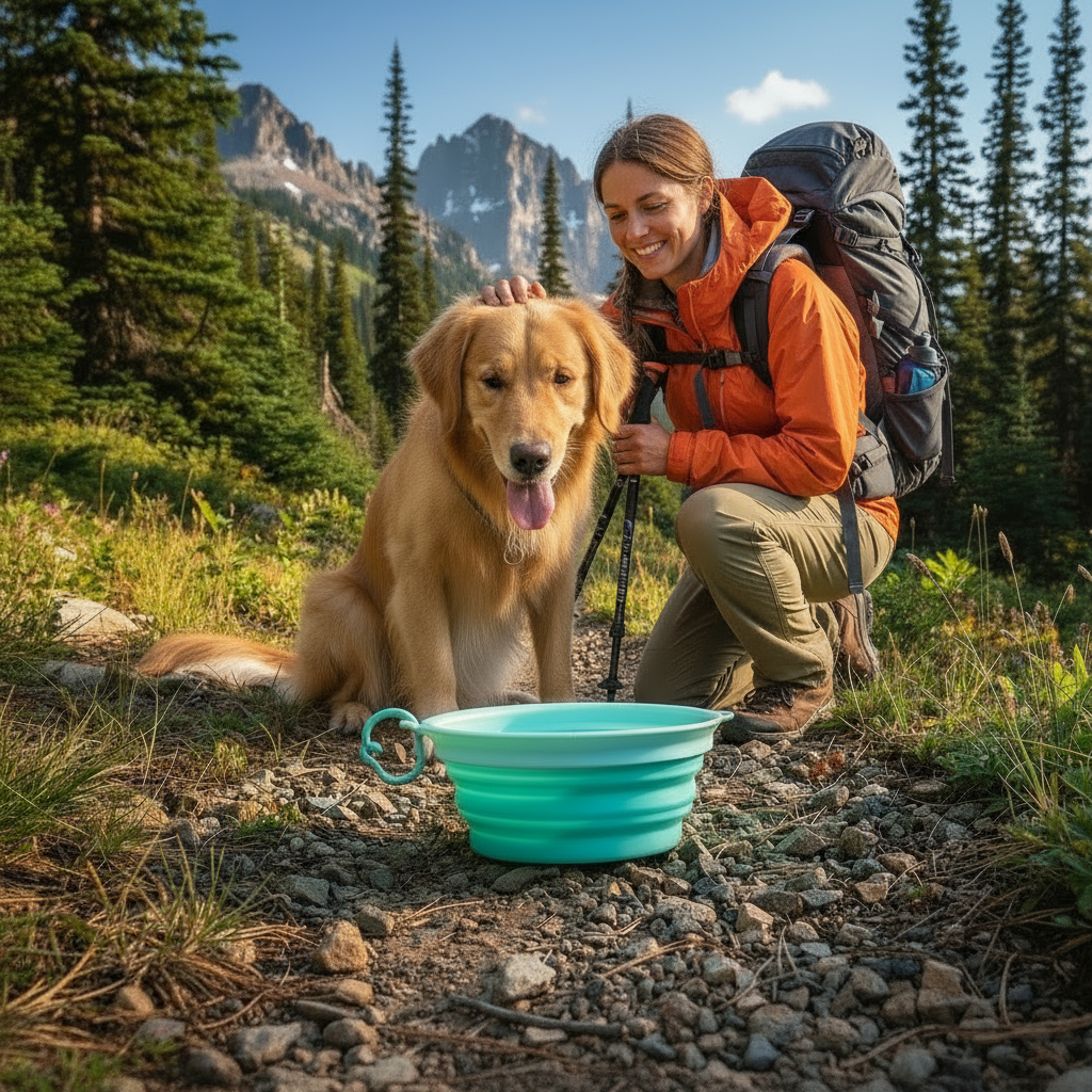 Water Dispenser Bowl Leaf Aquamarine
