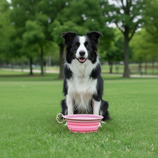 Water Dispenser Bowl Leaf Pink