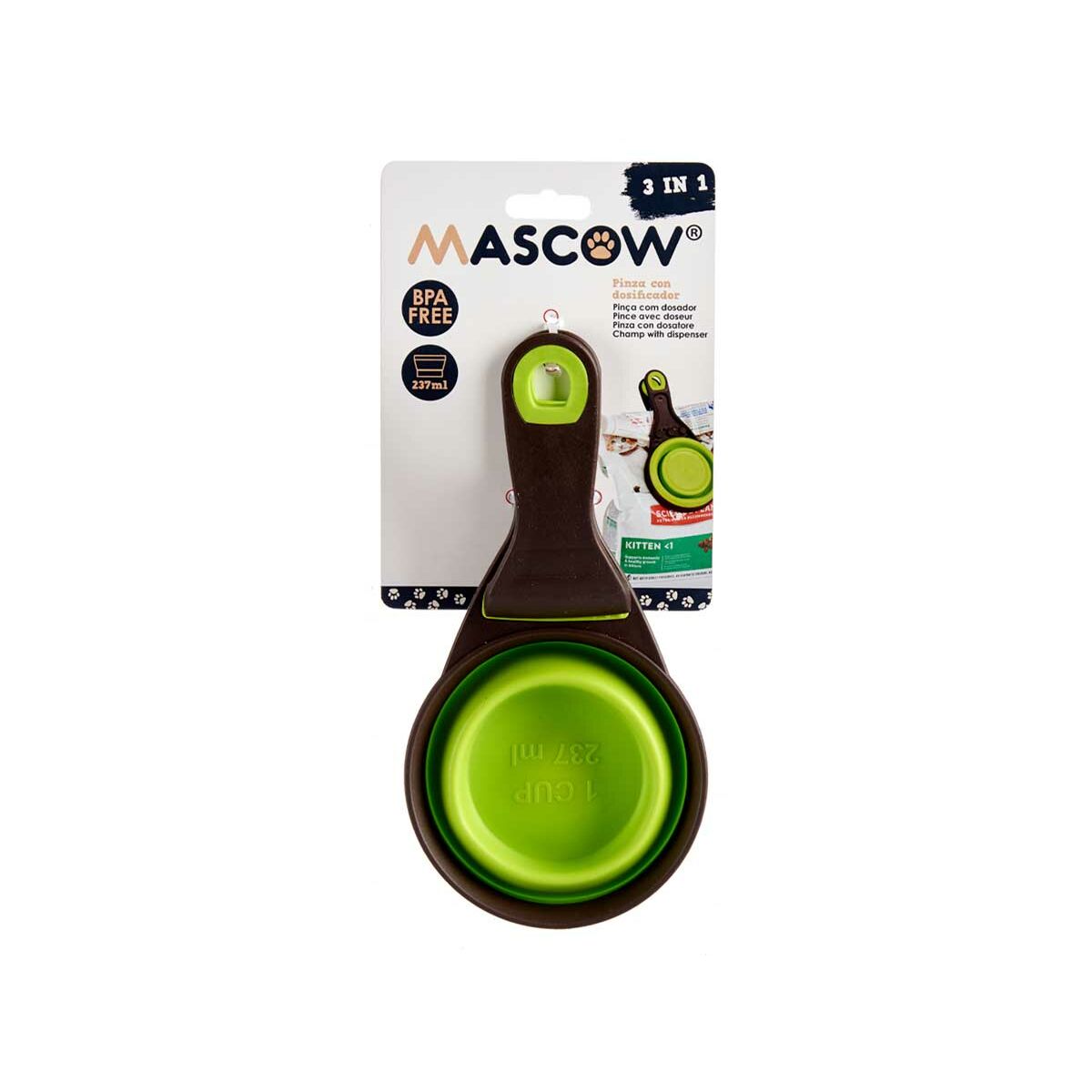 Measuring spoon Grey Green 3-in-1 237 ml