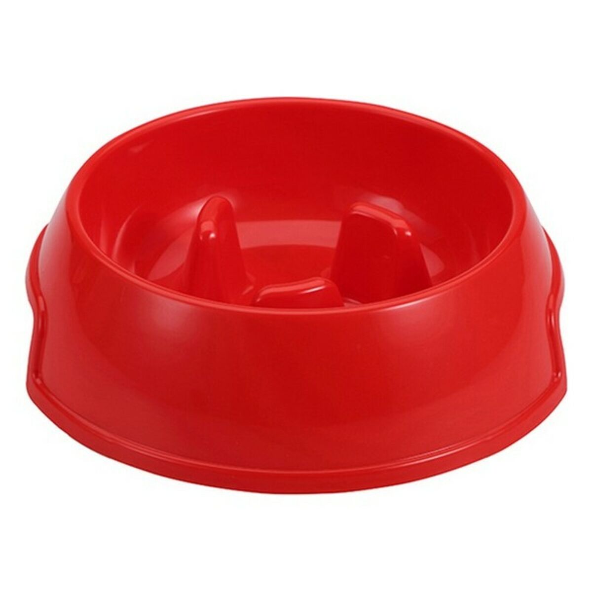 Pet Feeding Dish Bowl  Red
