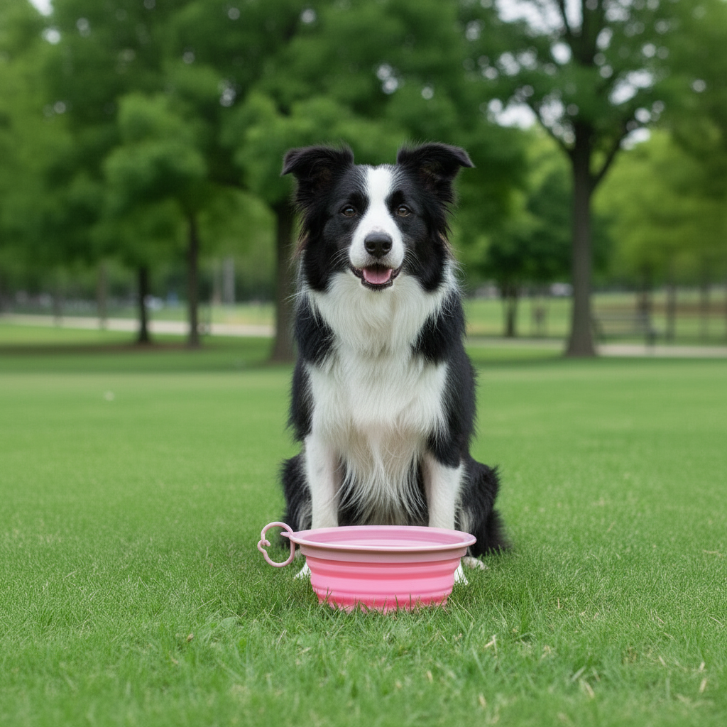 Water Dispenser Bowl Leaf Pink