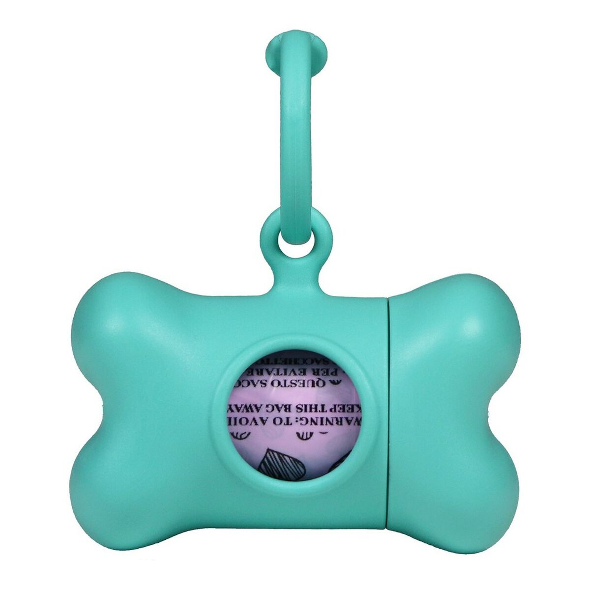 Pet Bag Dispenser Classic Dog Aquamarine
